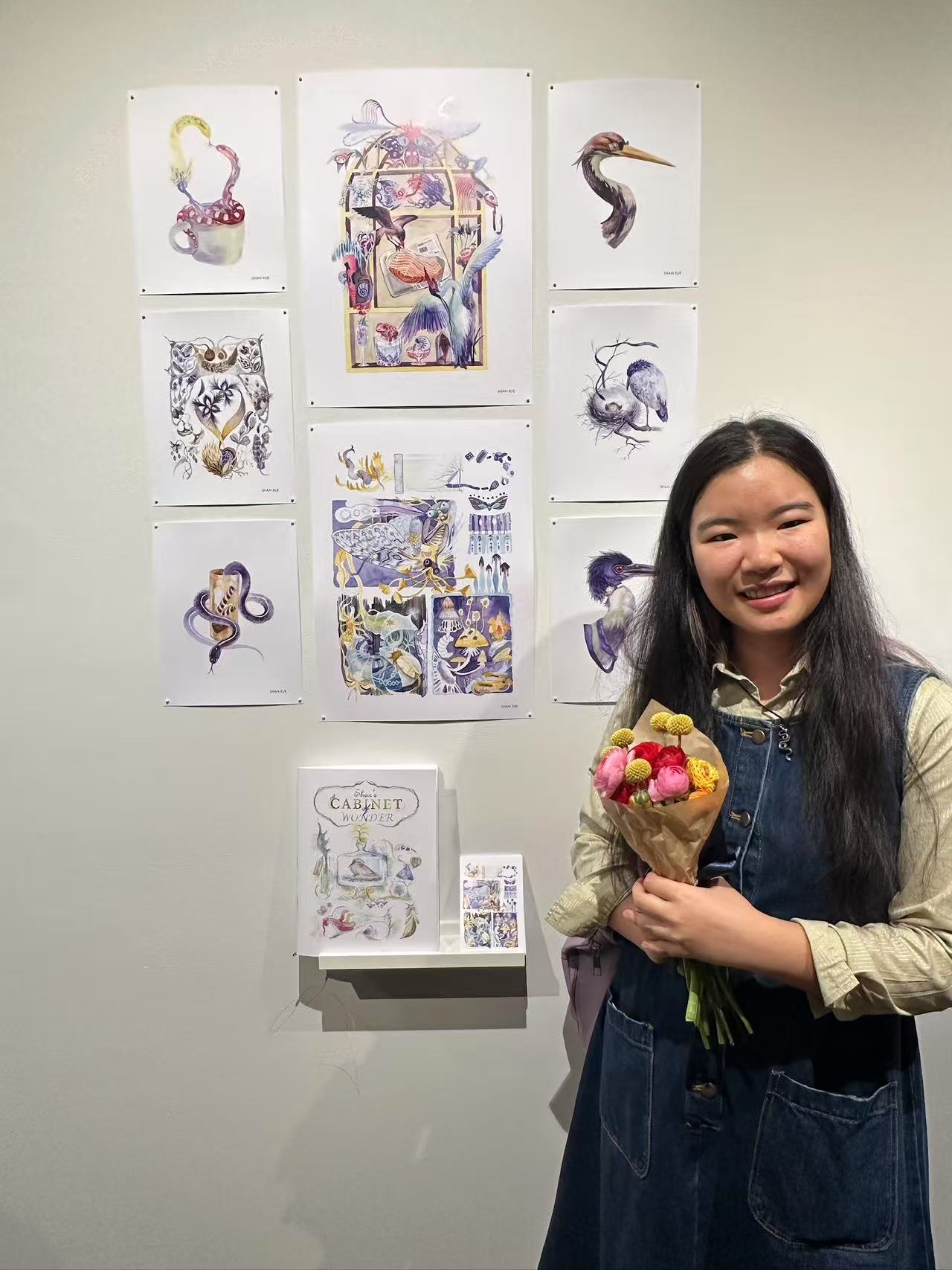 me at the thesis show